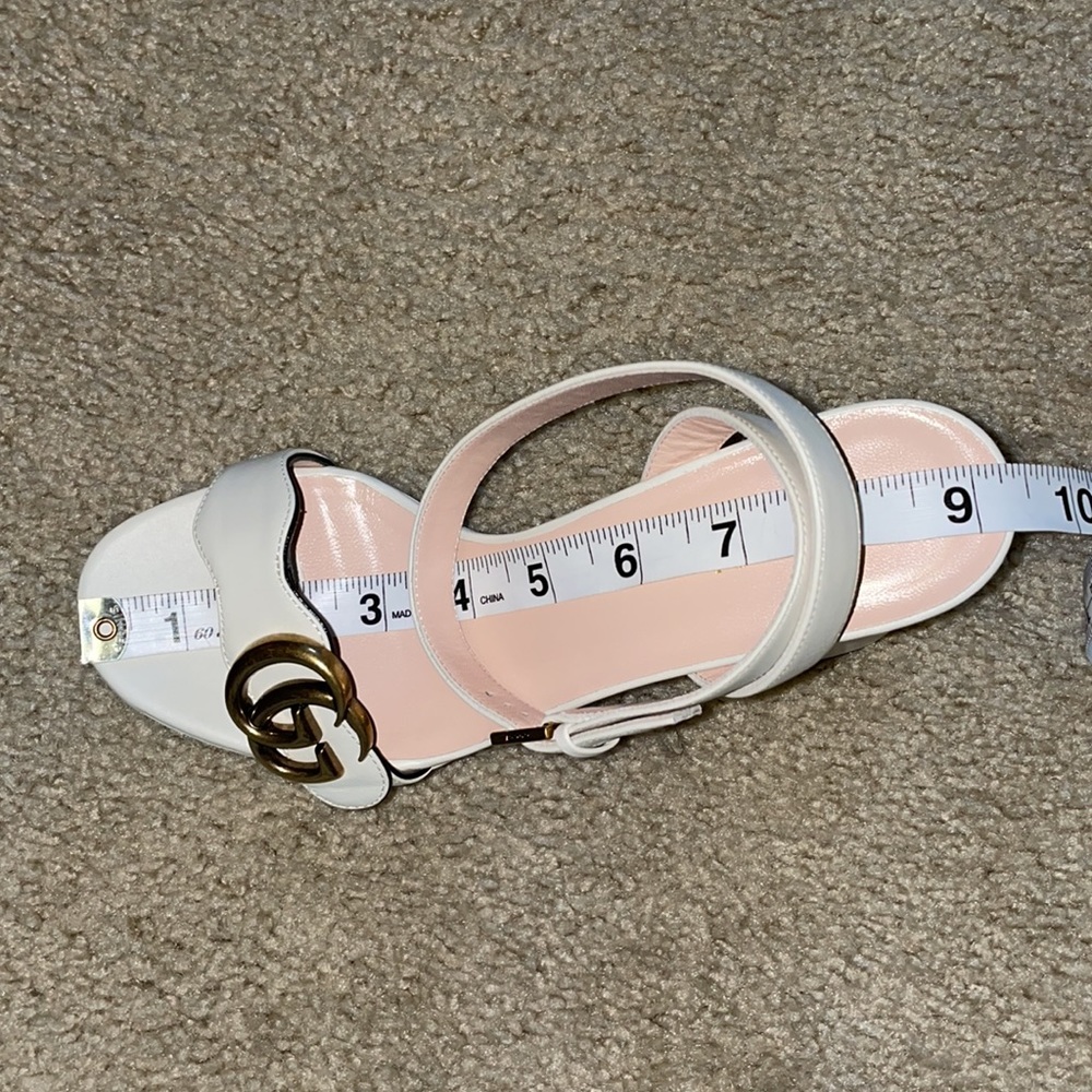 ❌SOLD❌ RARE MARMONT 55 PLATFORM SANDAL WHITE 36.5 - Picture 10 of 10